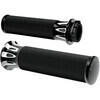 Coppia manopole per Harley-Davidson gas bicavo Arlen Ness Deep Cut nero