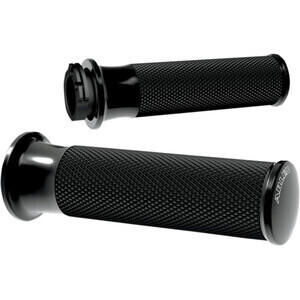 Handlebar grip Harley-Davidson Big Twin \'82-\'99 Arlen Ness Smooth pair black
