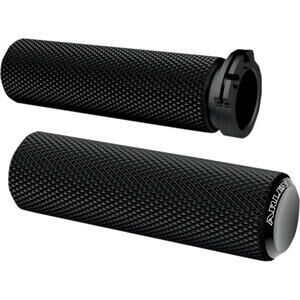 Handlebar grip Harley-Davidson Big Twin \'82-\'99 Arlen Ness Knurled pair black