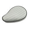 Sella completa Custom guidatore Le Pera Old School Metal Flake bianco