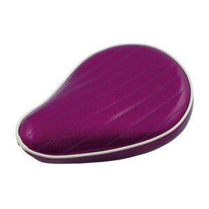 Sella completa per Harley-Davidson telaio rigido Le Pera Old School Metal Flake viola