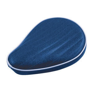 Sella completa Custom guidatore Le Pera Old School Metal Flake blu