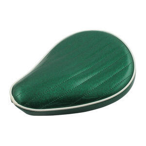 Sella completa per Harley-Davidson telaio rigido Le Pera Old School Metal Flake verde