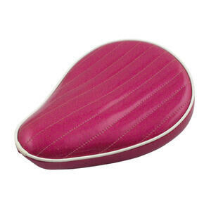 Sella completa Custom guidatore Le Pera Old School Metal Flake magenta