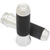 Coppia manopole per Harley-Davidson gas bicavo Drag Specialties Cobra grigio