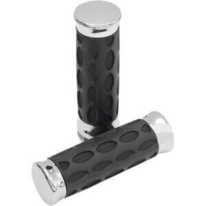 Handlebar grip Harley-Davidson electronic throttle Drag Specialties Custom pair chrome