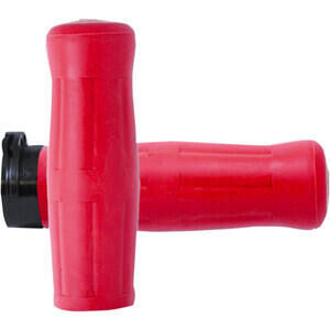 Coppia manopole per Harley-Davidson gas bicavo Avon Old School rosso