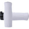 Coppia manopole per Harley-Davidson gas bicavo Avon Old School bianco