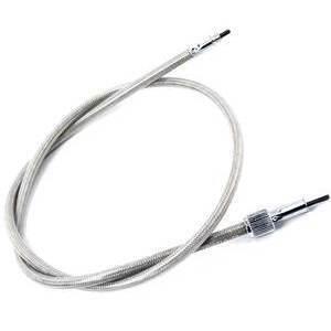 Cavo contachilometri per Harley-Davidson attacco cambio 101.5cm Motion Pro rivestito inox