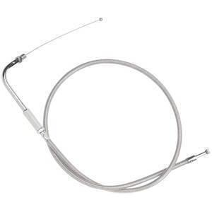 Cavo gas per Harley-Davidson FLHT '95 Drag Specialties rivestito inox apertura