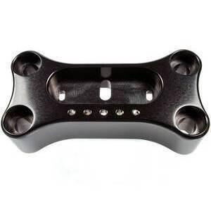 Soporte Motogadget Motoscope con luces indicadoras 22mm negro