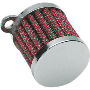 Crankcase vent filter 9.5mm Drag Specialties with eyelet