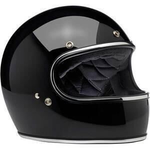 Casco moto integrale Biltwell Gringo nero lucido