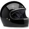 Casco moto integrale Biltwell Gringo nero lucido