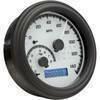 Kit strumentazione per Harley-Davidson Dyna '04-'10 Dakota Digital corpo nero fondo bianco