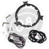 Kit strumentazione per Harley-Davidson Dyna '04-'10 Dakota Digital corpo cromo fondo bianco - Foto 4