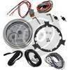 Kit strumentazione per Harley-Davidson Softail '11-'17 Dakota Digital corpo cromo fondo bianco - Foto 2