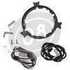 Kit strumentazione per Harley-Davidson Softail '11-'17 Dakota Digital corpo nero fondo bianco - Foto 3