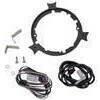 Kit strumentazione per Harley-Davidson Touring '96-'03 Dakota Digital corpo cromo fondo nero - Foto 3