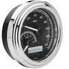 Kit strumentazione per Harley-Davidson Touring '96-'03 Dakota Digital corpo cromo fondo nero