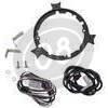 Kit strumentazione per Harley-Davidson Softail '11-'17 Dakota Digital corpo cromo fondo nero - Foto 3