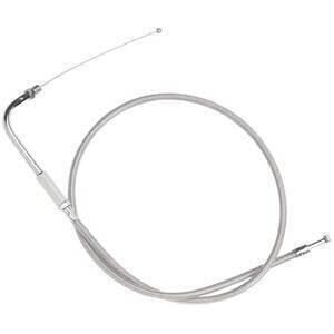 Throttle cable Harley-Davidson FXSTC \'90-\'95 Drag Specialties braided steel open