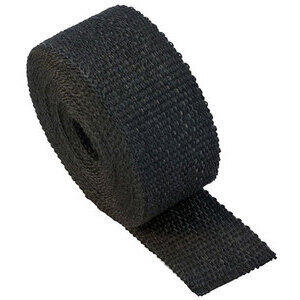 Benda termica collettori di scarico 649° nero 50mm 15mt