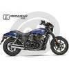 Finale di scarico per Harley-Davidson Street -'16 Ironhead corto cromo - Foto 2