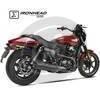 Finale di scarico per Harley-Davidson Street -'16 Ironhead corto nero - Foto 3