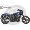 Finale di scarico per Harley-Davidson Street -'16 Ironhead lungo cromo - Foto 3