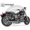 Finale di scarico per Harley-Davidson Dyna Low Rider '14-'16 Ironhead cromo - Foto 3