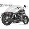 Finale di scarico per Harley-Davidson Street Bob '06-'16 Ironead nero coppia - Foto 3