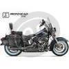 Finale di scarico per Harley-Davidson Softail Heritage Classic '07-'16 Ironead nero coppia - Foto 3