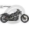 Finale di scarico per Harley-Davidson Softail Heritage Classic '07-'16 Ironead nero coppia - Foto 2