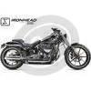 Finale di scarico per Harley-Davidson Softail Heritage Classic '07-'16 Ironead cromo coppia - Foto 2