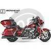 Finale di scarico per Harley-Davidson Touring Road King '06-'16 Ironead nero coppia - Foto 3