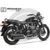 Impianto di scarico per Triumph Bonneville 900 i.e. Ironhead 2 in 2 nero - Foto 2