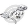 Specchietto retrovisore Highsider Phoenix cromo coppia - Foto 4
