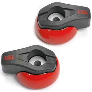 Coppia tamponi paratelaio LSL rosso candy