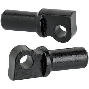 Coppia attacchi pedane per Harley-Davidson Biltwell nero