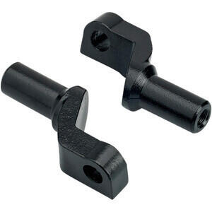 Coppia attacchi pedane per Harley-Davidson Biltwell disassati nero