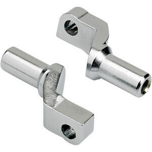 Coppia attacchi pedane per Harley-Davidson Biltwell disassati cromo