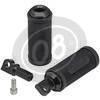 Pedalino poggiapiedi per Harley-Davidson BiltWell Norman nero coppia - Foto 5