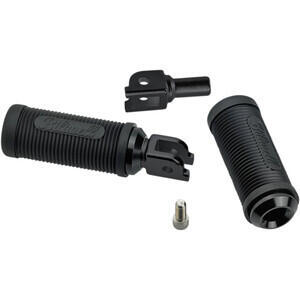Coppia pedalini poggiapiedi per Harley-Davidson Biltwell Norman guidatore/passeggero nero