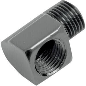 Raccordo serbatoio 90° maschio- femmina 1/8\'\' NPT nero