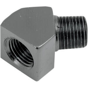 Raccordo serbatoio 45° maschio-femmina 1/8'' NPT nero