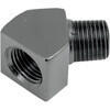 Raccordo serbatoio 45° maschio-femmina 1/8'' NPT nero