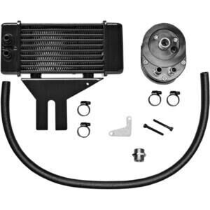 Oil cooler Harley-Davidson Dyna \'99-\'17 black