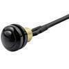 Pulsante a vite 12mm nero