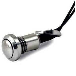 Pulsante a vite 12mm inox